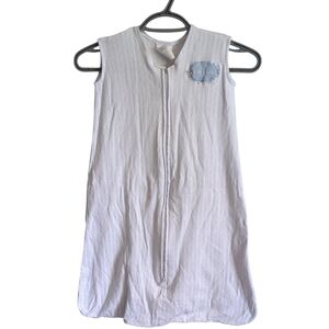 Halo Sleepsack Baby Blue Pattern Cotton‎ Knit Hedgehog Med 6-12 Months 16-24 LBS